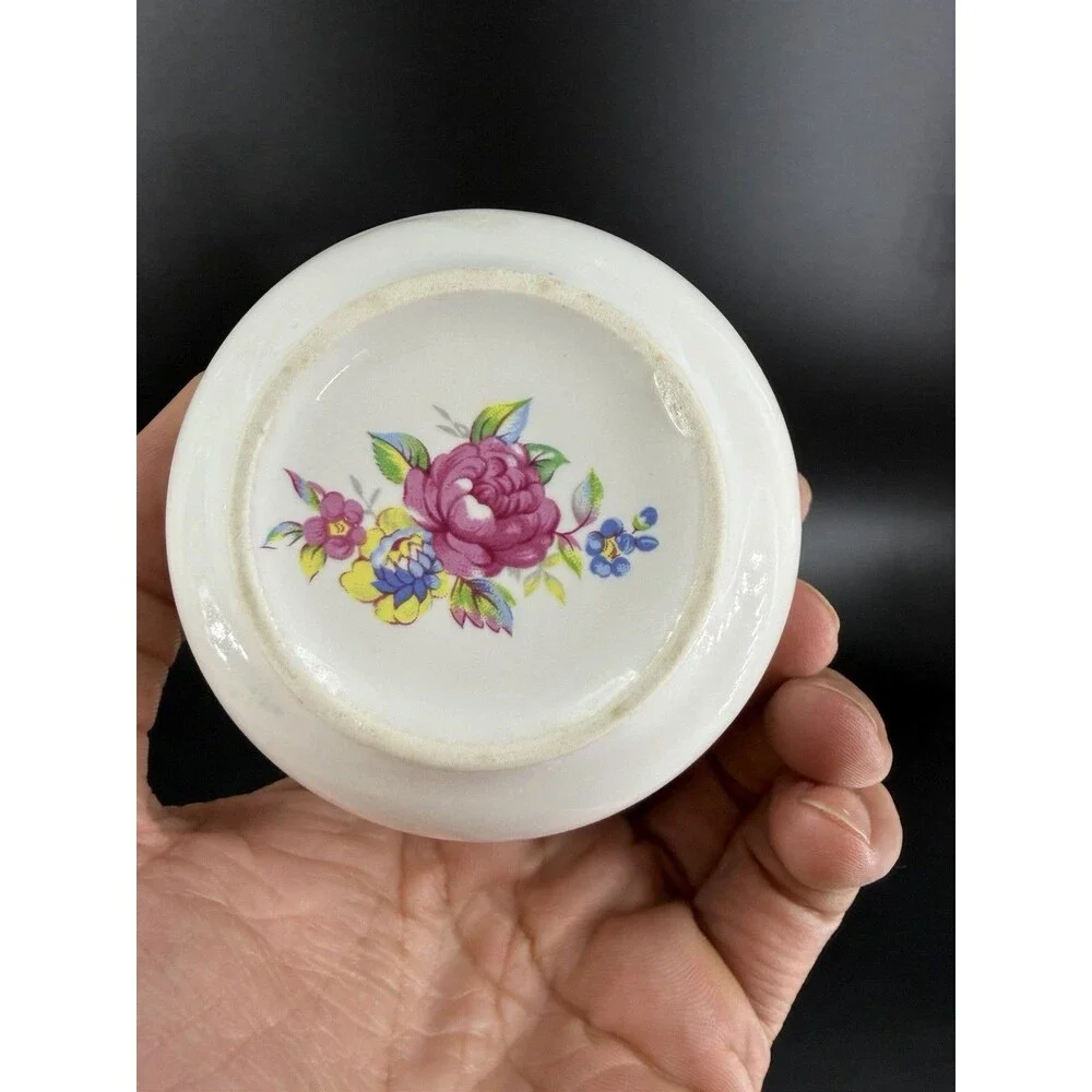 Carafe & Bedside Porcelain Cup Tumble Up Transfer ware Roses